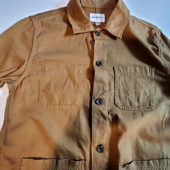 Goodfellow & Co Mens Brown Utility Jacket Size M CottonButton-up front design - Picture 7 of 8